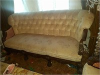 Beautiful antique Victorian highly carved couch