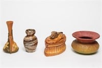 Vintage Pottery Items incl. Roseville & Pillivuyt