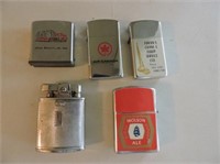 Vintage Lighters & Tape Measure
