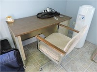 Steel Desk & Chair
