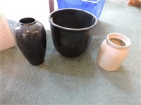 Stoneware Crock, Vase & Planter