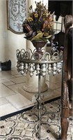 Nice, Heavy, Mirrored Metal Side Accent Table