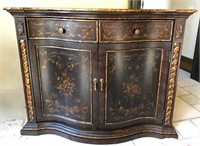 Castillian Chest, Nice Carved Detail and Floral