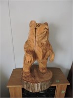 Carved Bear 25" T