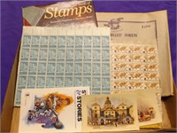 POSTAGE STAMP SHEETS, BOOKS, POSTCARDS & MORE!