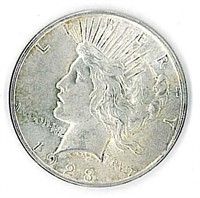 1923-D SILVER PEACE DOLLAR