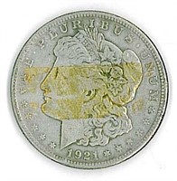 1921-S MORGAN SILVER DOLLAR