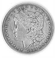 1885  SILVER MORGAN DOLLAR