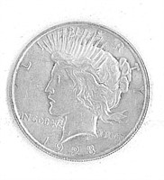 1923 SILVER PEACE DOLLAR