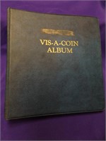 VIS-A-COIN BOOK COMES WITH WORLD COIN COLLECTION