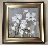 Beautiful Floral Wall Hanging with Gold Finished