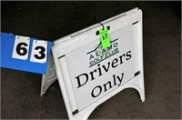 (4) QuikSign Plastic Folding Signs