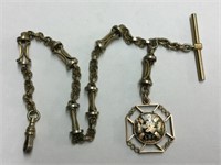 GOLD PLATED HEAVY LINK WATCH CHAIN