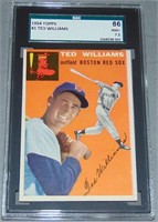 1954 Topps Ted Williams SGC Graded.