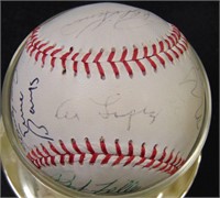 Multi Signed Hall of Famers Reunion Baseball