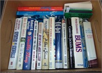 Box Lot of Brooklyn Dodger Related Baseball Books