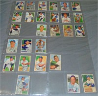 1952 Bowman Card lot.