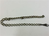 SILVER PLATED INCOMPLETE WATCH CHAIN