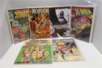 5 COMIC BOOKS POWER PACHYDERMS, 2 WOLVERINES,
