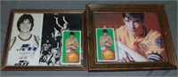 (2) Pete Maravich Signed Photos & Rookie Cards