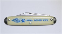 Loyal Order KKK Knife in Very Good Condition