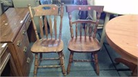 (2) Of Wood Chairs