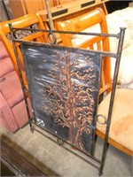 Wrought Iron Framed Picture