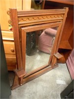 Antique Swiveling Dresser Mirror