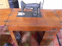 Vintage Kenmore Sewing Machine in Table