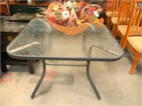 Glasstop Patio Table