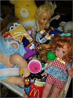Vintage toys! Includes care-bear, dolls,