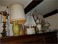 Collection of assorted lamps