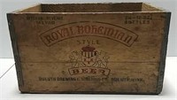 Royal bohemian beer wood box