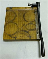 Vintage paper cutter