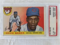 1955 Topps Ernie Banks Baseball Card