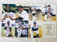 Autographed Photos w/ Members of the 500 HR Club
