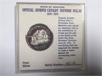 1976 SEVENTH CAVALRY SILVER DOLLAR SER. #402