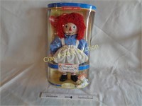 Porcelain Raggedy Ann Collector Doll