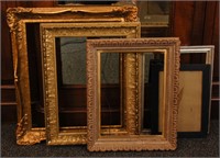 A GROUP OF GOOD ANTIQUE AND VINTAGE FRAMES