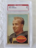 1960 Topps Paul Hornung  Football Card