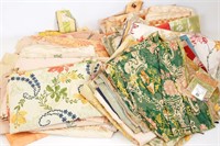 A COLLECTION OF DECORATOR FABRIC SWATCHES
