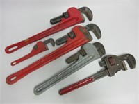 Lot of 5 HD Pipe Wrench