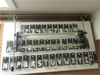 Pantograph set with Letters/Numbers