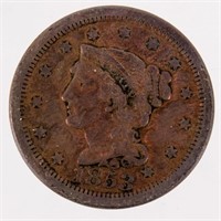 Coin 1853 United States Large Cent AU