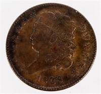 Coin 1828 Half Cent Brilliant Uncirculated.