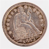 Coin 1853 W/ Arrows Seated Liberty Dime Choice