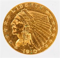 Coin 1910-P United Sates Indian Gold $2.5