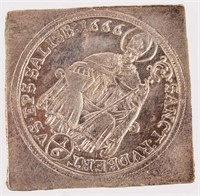 Coin Austria 1666 AR 1/6 Thaler