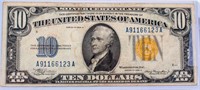 Coin $10 Silver Certificate Series of 1934A
