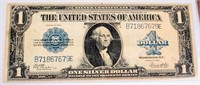 Coin 1923 U.S.  $1 Dollar Silver Certificate Nice!